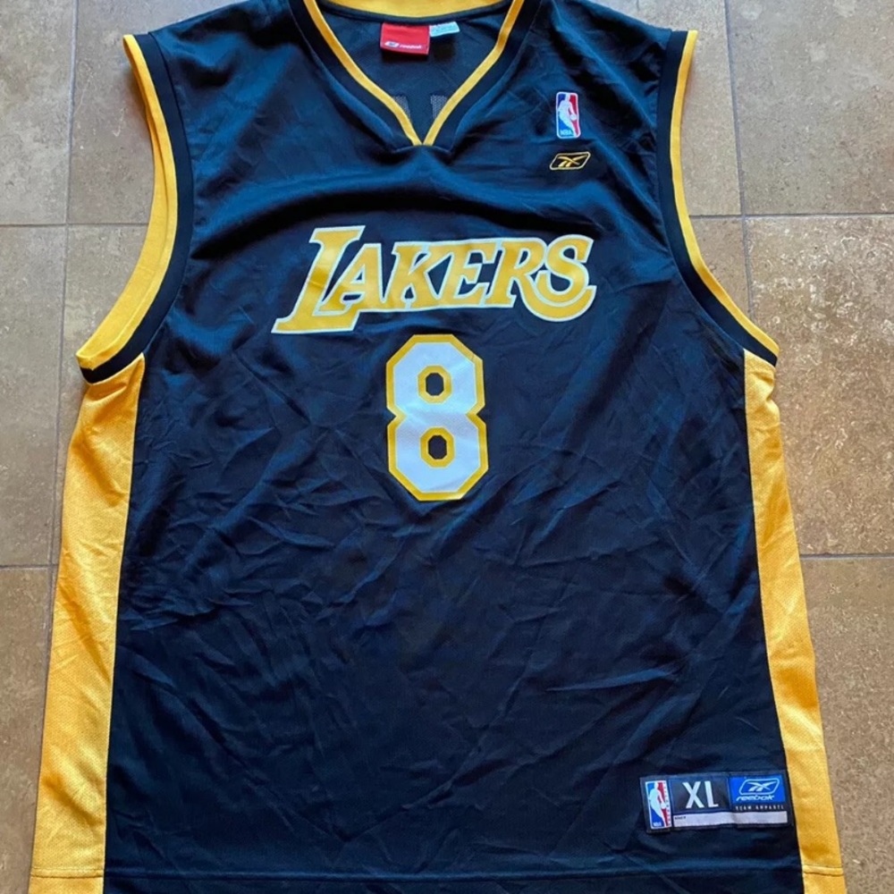 Kobe Bryant #8 Los Angeles Lakers Black Jersey